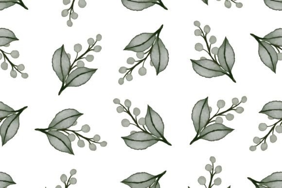 Download Green Floral Pattern for Fabric Design - Floral Collection