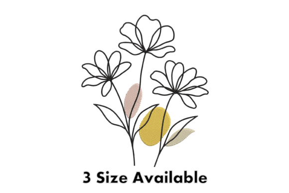 Download Minimal Line Daisies - Minimal Collection