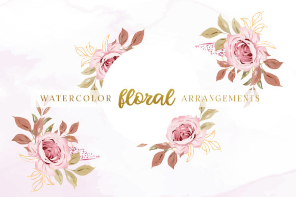 Download Beautiful Watercolor Floral Arrangements - Floral Collection