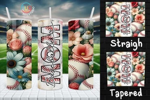 Download Baseball Mom Floral Tumbler,Gift for Mom - Floral Collection