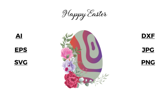 Download Easter Egg - Patterned Eggs with Floral - Floral Collection