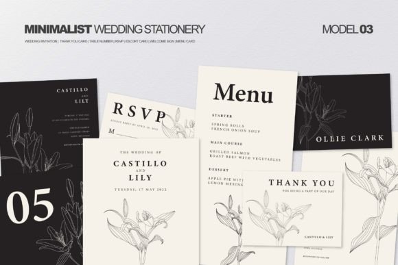 Download Minimalist Wedding Stationery - Minimal Collection