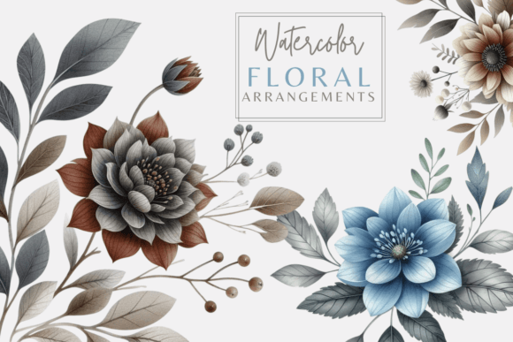 Download Watercolor Flower Arrangements Florals - Floral Collection