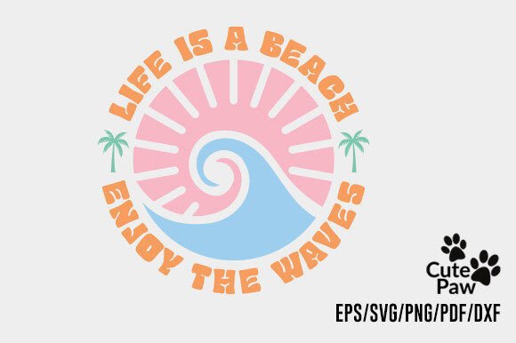Download Boho Retro Summer Beach SVG PNG - Premium Resources