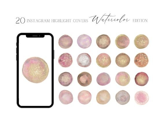 Download Shiny Watercolor Highlight Covers - Water Collection
