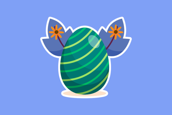 Download Easter Egg with Curved Line Pattern - Curved line Collection