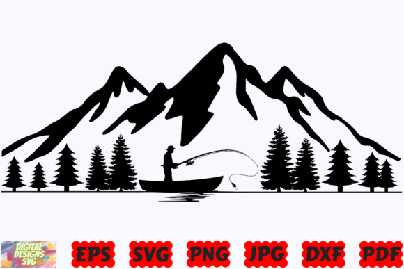 Download Fishing Scene SVG | Fishing SVG | Fish - Fishing Collection