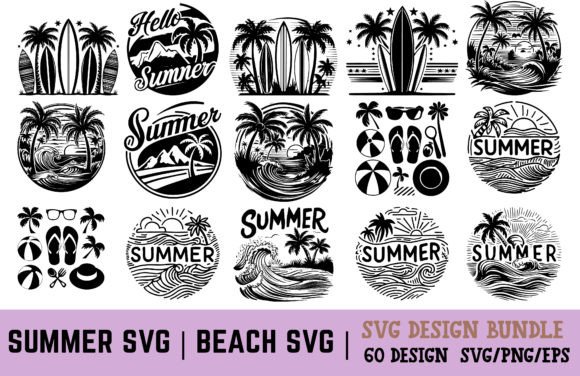 Download Summer SVG | Beach SVG | Summer Bundle - Beach svg Collection